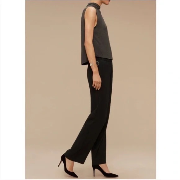 Aritzia Babaton Black Bradley Wide Leg Pant - Picture 2 of 7